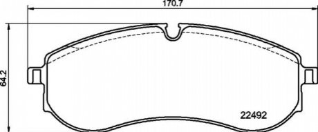 KLOCKI HAMULCOWE TYL Brembo P85178