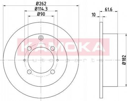 Тормозной диск KAMOKA 1032282