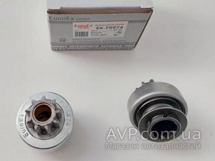 Бендикс Ланос 1.5, 1.6, Авео 1.5 (9 зубьев, 6 шлицов) (привод стартера) EuroEx EX-75974