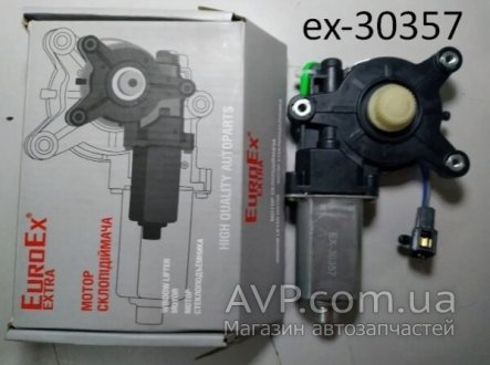 Мотор стеклоподъемника левый Ланос, Сенс (шестерня) EuroEx EX-30357