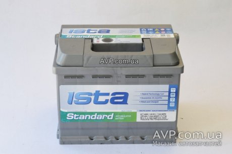 Аккумулятор 60 Ah 6СТ Standart ISTA 6CT-60A1 (фото 1)