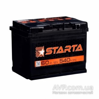Аккумулятор 60 АзЕ 6СТ (евро) АККУМТЕХ STARTA 560 15 02 (фото 1)
