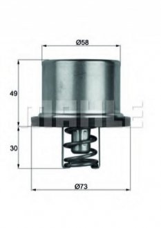 Термостат ORIGINAL MAHLE THD 1 65 (фото 1)