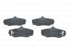 Комплект гальмівних колодок передн, HYUNDAI GRACE, H100, PORTER 2.4/2.5D/2.6D 07.93-12.04 BOSCH 0986424368 (фото 7)