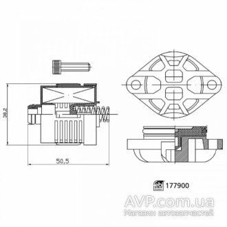 Фільтр гидравлический BILSTEIN FEBI 177900