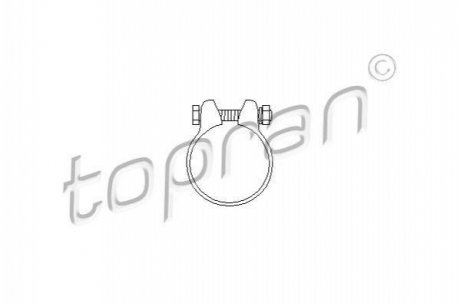 Соединительные элементы, система выпуска TOPRAN 104 182 (фото 1)