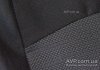 Чехлы сидений ВАЗ 2108-21099 (черные с серыми вставками) к-т Україна 10692 (фото 5)