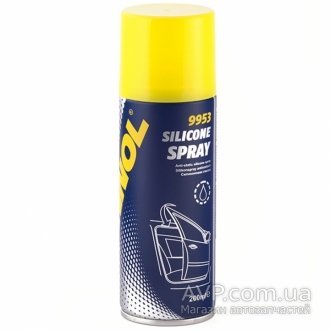 Силіконове водовідштовхуюче мастило / Silicone Spray Antistatisch 0,45л MANNOL 9963