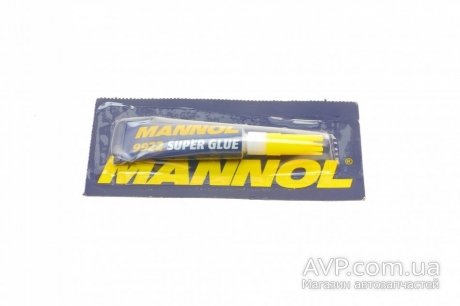 Суперклей Super Glue (3 g) MANNOL 9922 (фото 1)