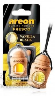 Ароматизатор Fresco Черная ваниль (подвеска с жидкостью) AREON 077177