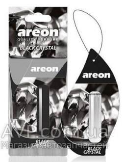 Ароматизатор Чорний кристал 5мл (подвеска с жидкостью) AREON 077146