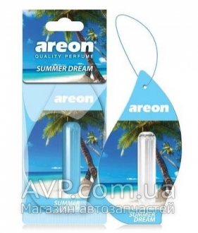 Ароматизатор Летняя мечта 5мл (подвеска с жидкостью) AREON 077139