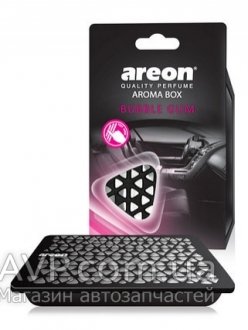 Ароматизатор Aroma Box Бабл Гам банка (под сидение) AREON 077241