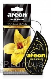 Ароматизатор Mon Черная ваниль (картонная подвеска) AREON 077183