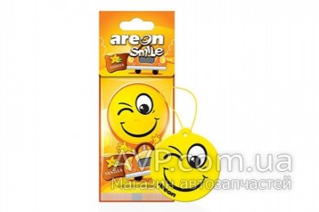 Ароматизатор Smile Ваниль (картонная подвеска) AREON 077691 (фото 1)