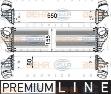 Радиатор охлаждения двигателя BEHR Behr-Hella 8ML376746401