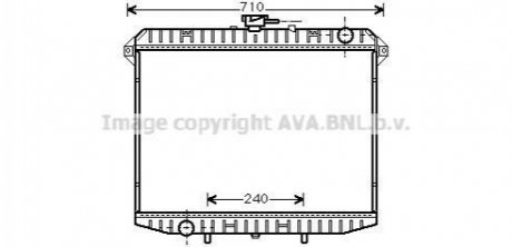 Радиатор охлаждения двигателя NISSAN TERRANO II (1993) 2.7 TD AVA DN2148