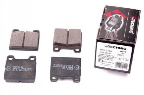 Комплект тормозных колодок, дисковый тормоз PROTECHNIC PRP0100 (фото 1)