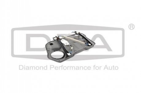 Window regulator, front left, with door sheet, without motor, electrically DPA 88370294802