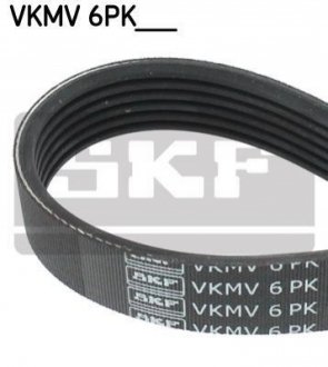 Поліклиновий ремень SKF VKMV 6PK1648 (фото 1)