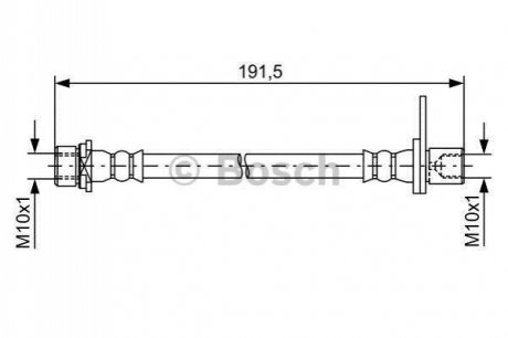 Шланг гальмівний 1 987 481 738 BOSCH 1987481738