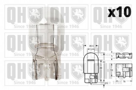 Лампа накаливания HAZELL QUINTON QBL582