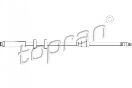 Гальмівний шланг TOPRAN 720925 (фото 1)
