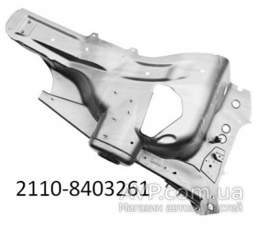 Бризговик крила заднього лівий ВАЗ 2110-12 SBR 2110-8403260