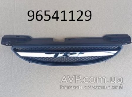 Решетка радиатора (без эмблемы) AVEO-1 хром. EX-41129 96541129 EuroEx JH01-AVO04-007