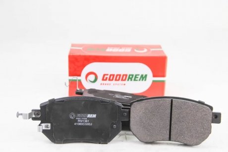 Гальмівні колодки передні Navara 05- GOODREM RM1361