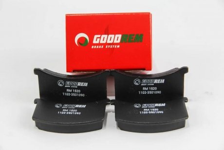 Гальмівні колодки передні Таврія GOODREM RM1520